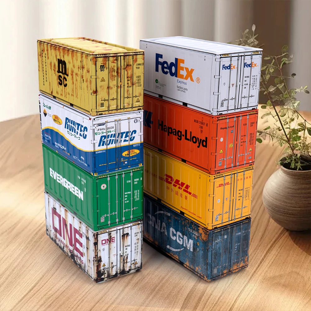 Miniature Storage Display Box Desktop Mini Container Model Mini Iron