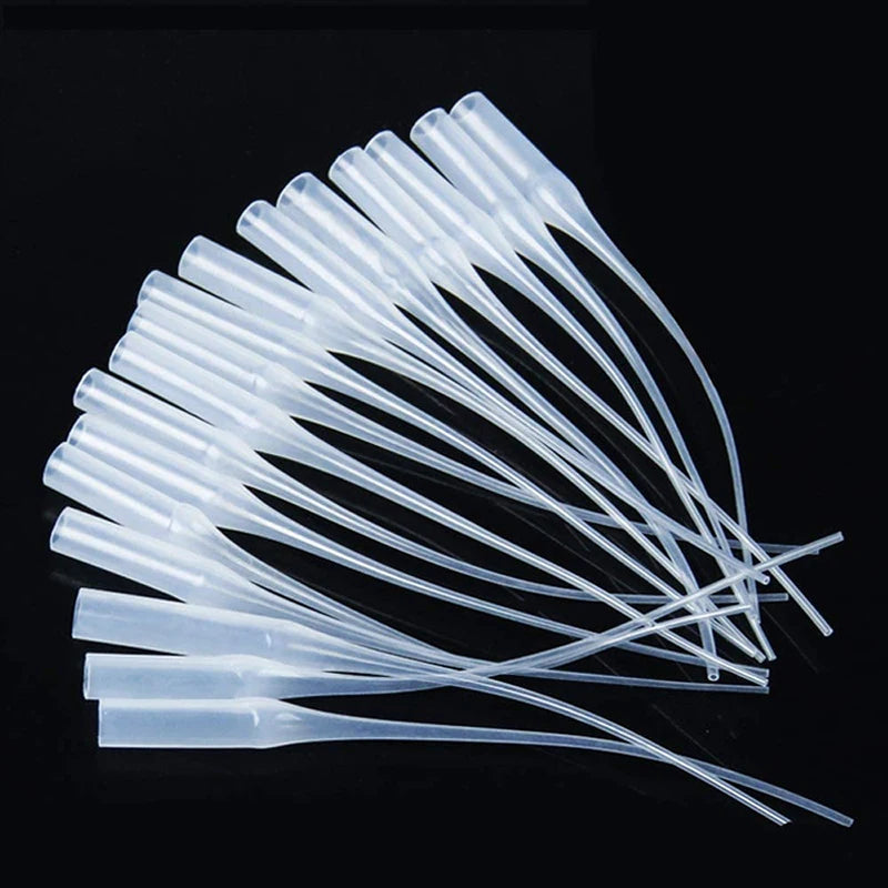 50/100Pcs Glue Dropper Plastic Glue Bottle Tips Glue Extender