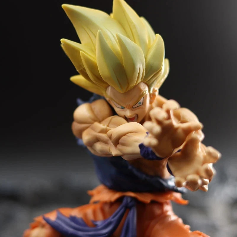 Hot new Dragon Ball Z Kamehameha Son Goku Figure Super Saiyan