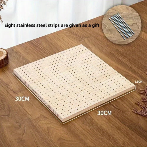 Crochet Block Plate, Block Plate for Crochet Weaving, Bamboo Grid