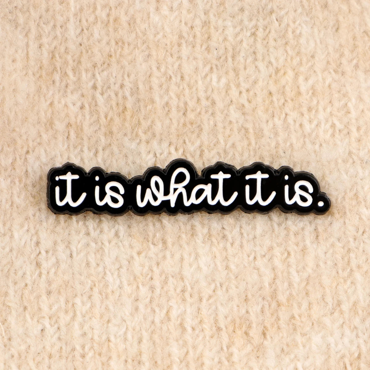 Black Cat Frog Quote Enamel Pin Rainbow Gay Brooch Badge on Backpack