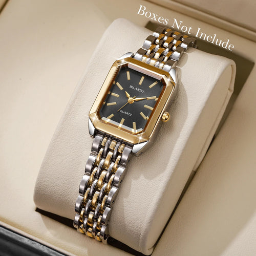 Fashion Rectangle Women Watches Steel Strap Ladies Quartz Wrist Watch