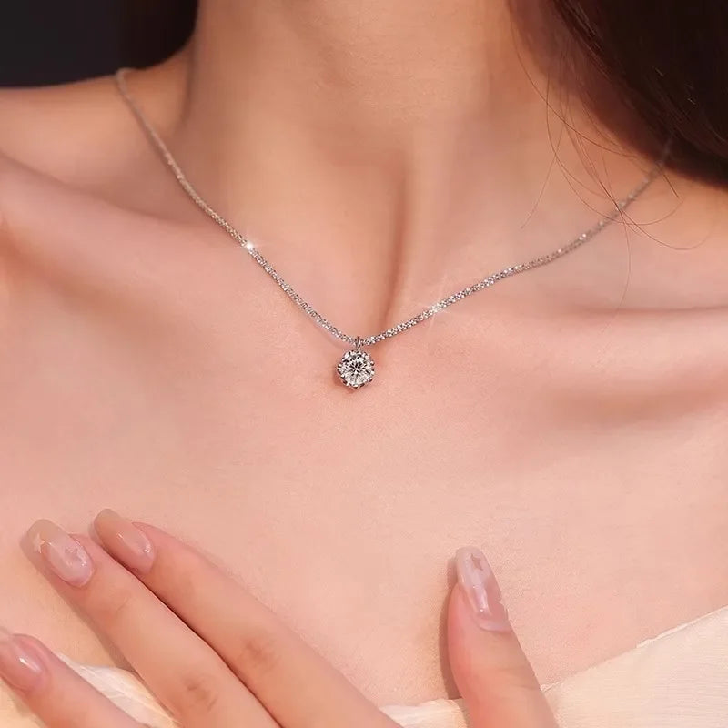 1Pc Exquisite Fashionable Necklace Zirconia Necklace for Women's