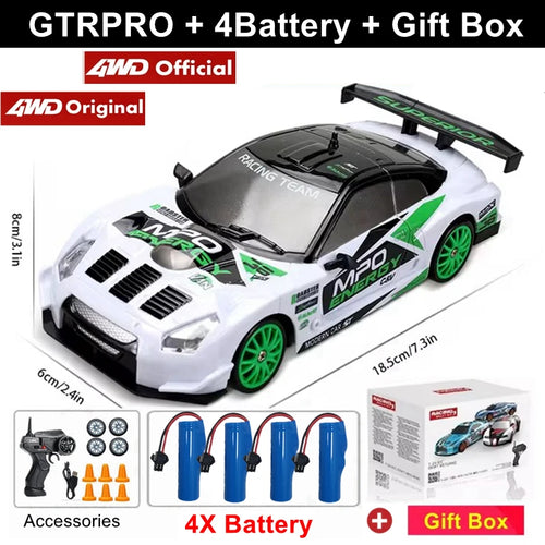 4WD RC Drift Car Remote Control GTRPRO AE86PRO Model 4x4 Racing RTR