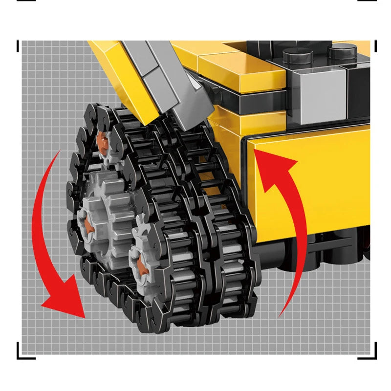 Hot  mini Wall-E Building Block Kit MOC Idea Technical Classic Movie