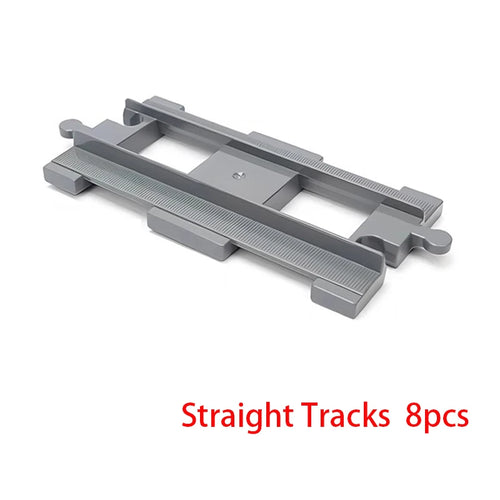 Big Size Building Block Bricks Train Tracks Crossover Parts Switch