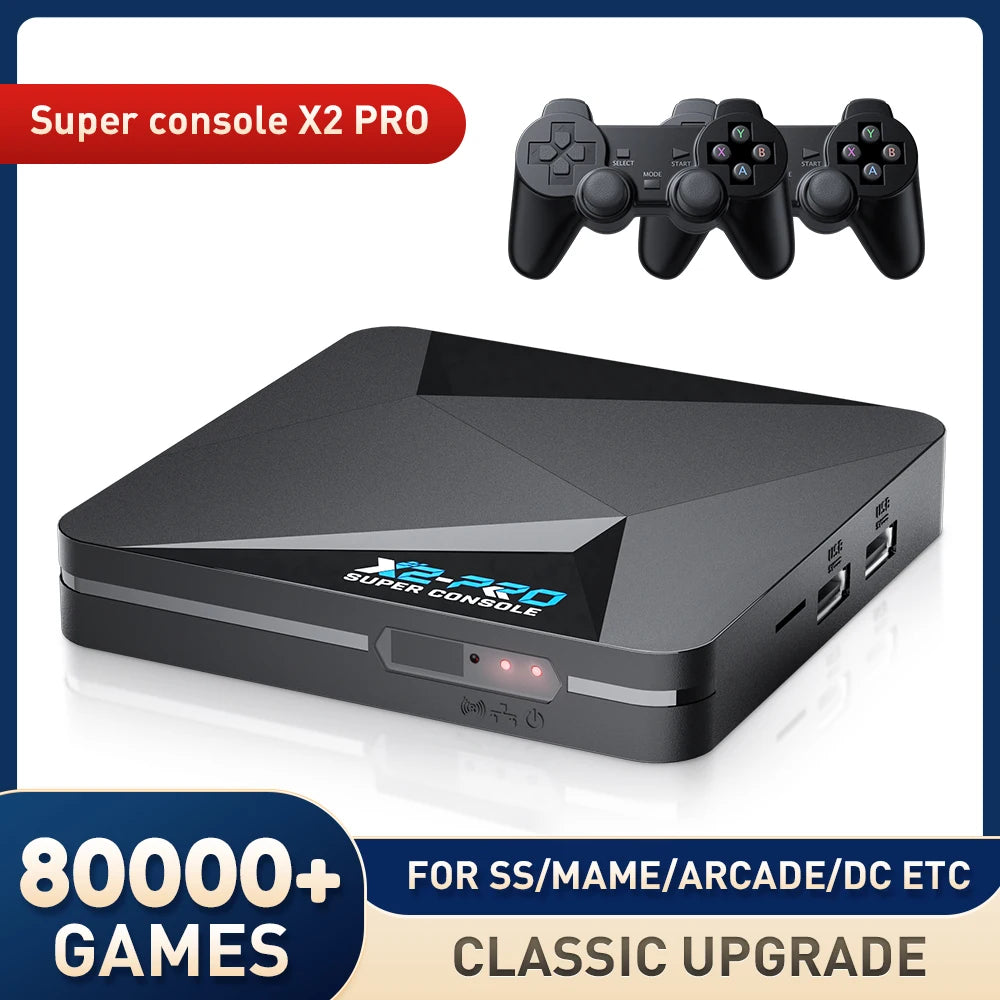 KINHANK Super Console X2 Pro Retro Video Game Console with 80000 Video