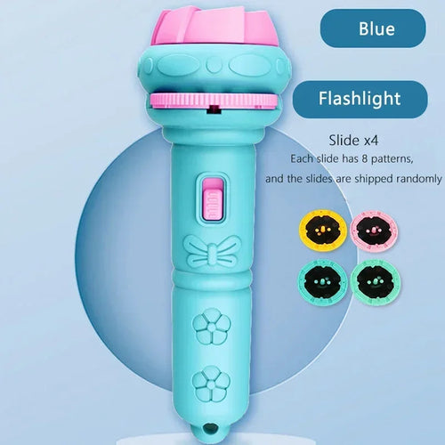 Flashlight Projector Torch Lamp Toy Cute Cartoon Creativity Toy Torch