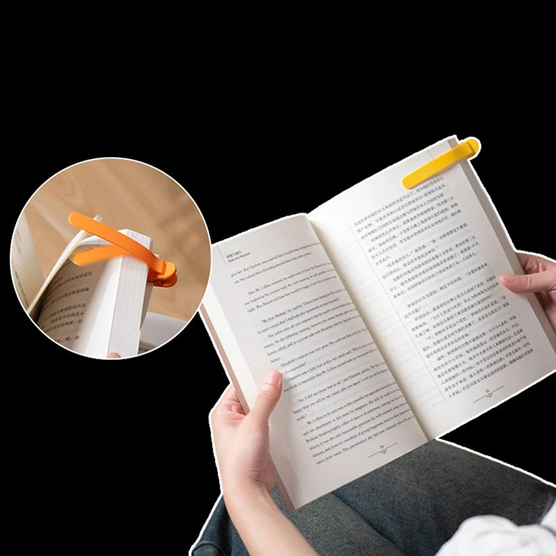 1/3/6pcs Smart Bookmark Silicone Book Mark Book Spare Parts