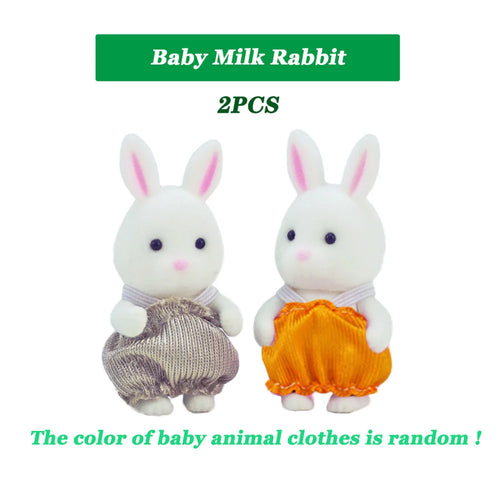 Rabbit Doll 1/12 Micro Dollhouse Reindeer Sheep Elephant Squirrel