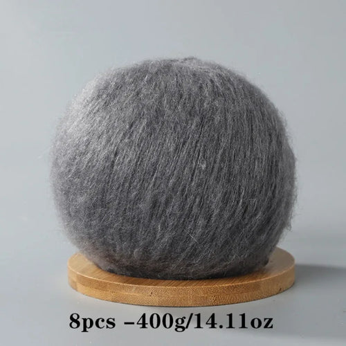 8pcs 400g Mohair Yarn For Crocheting And Knitting DIY Pet Toys  DIY