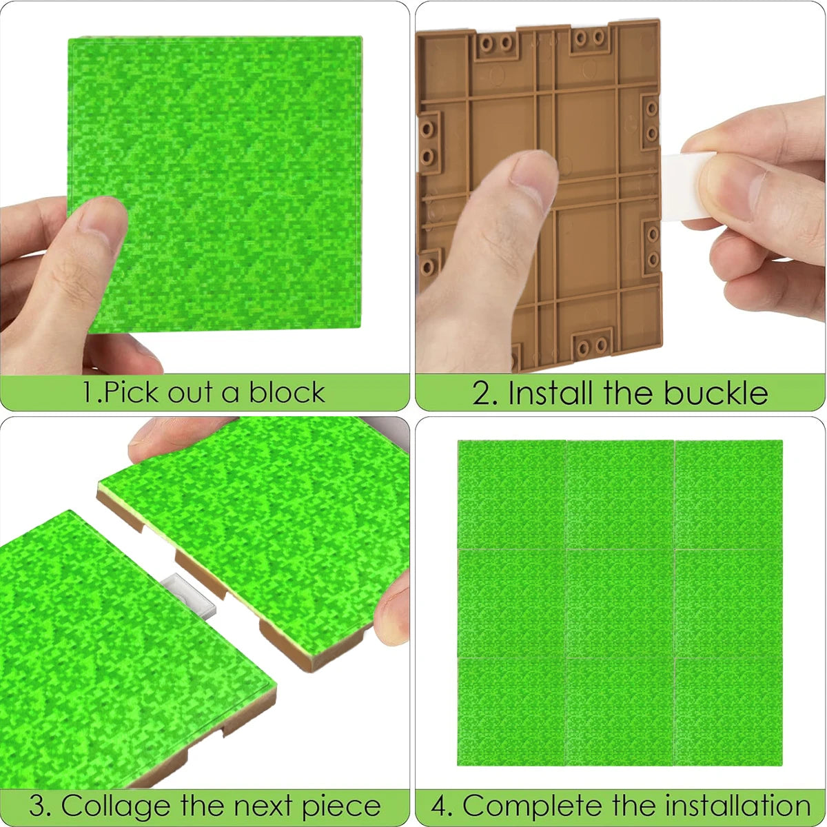 1/2/4/10 PCS Magnetic Base Plate Variety Baseplates Match DIY Magnetic