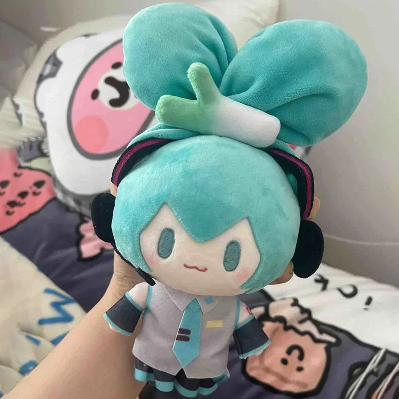 15cm Hatsune Miku Kawaii Q Version Figure Plush Doll Anime Peripheral
