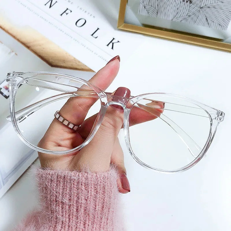 1PC  simple anti-blue light glasses ladies sunglasses ultra light
