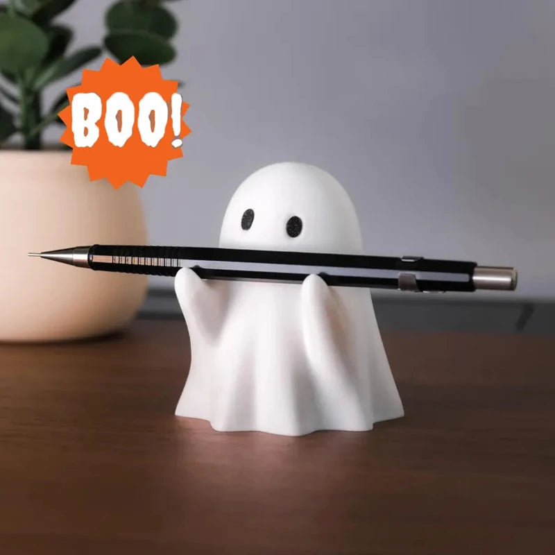 Ghost Pen Holder - Cute  Desktop Organizer for Office & Home,