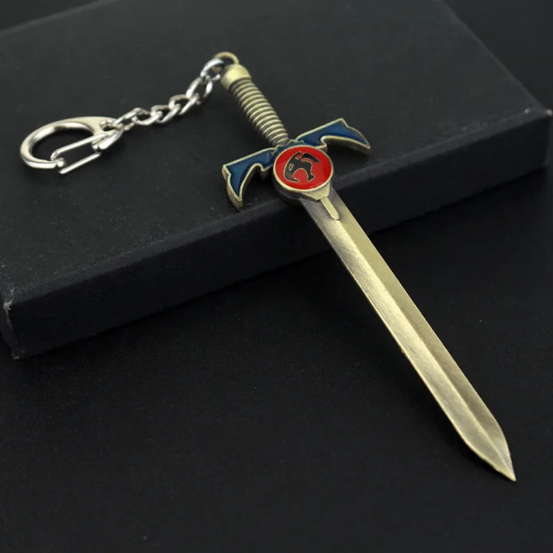 Thundercats Sword Mold Pendants Key Chain Metal Lion Mark Logo