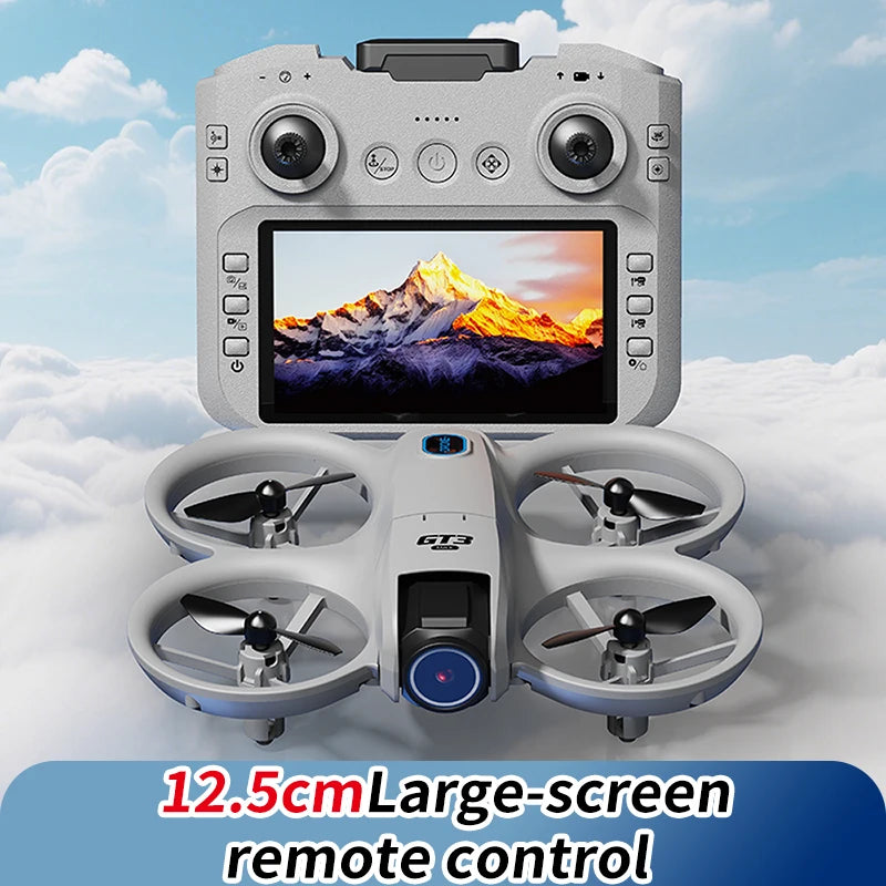 2025New GT3 MAX Drone 8K HD 4.3" Remote Control Headless Mode