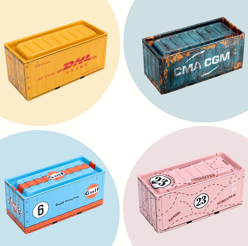 Mini Iron Storage Box Miniature Storage Iron Box Creative Decoration