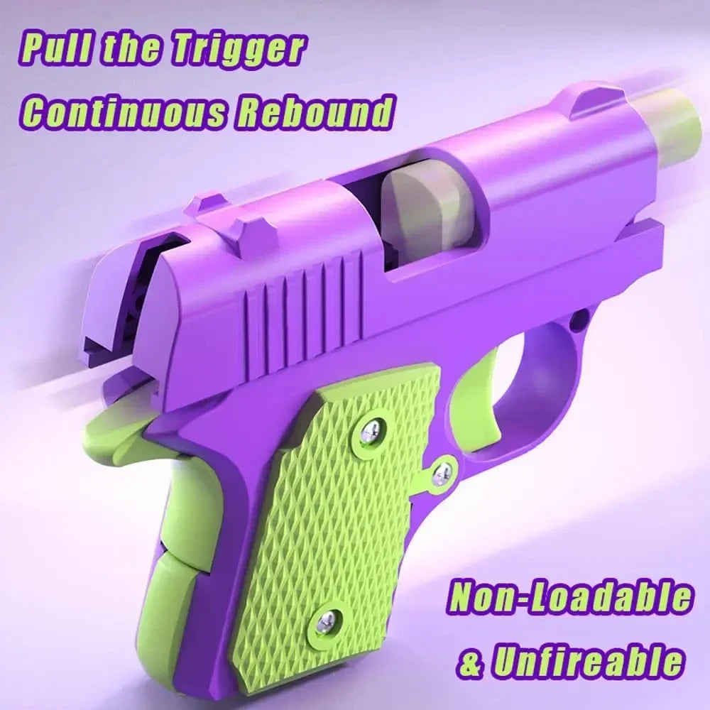 Mini Gravity Printing 1911 Children'S Toy Guns Model Fidget Toy for