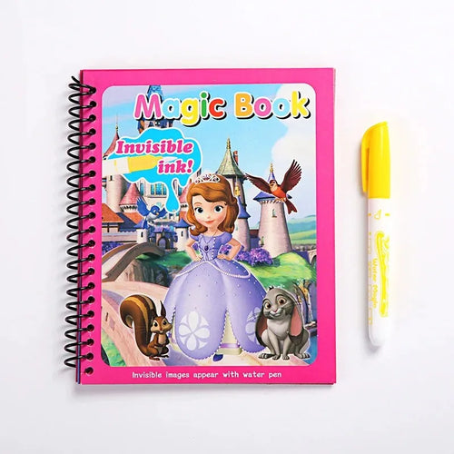Frozen Disney Kids Puzzle Graffiti Painting Book Mickey Mouse Cars