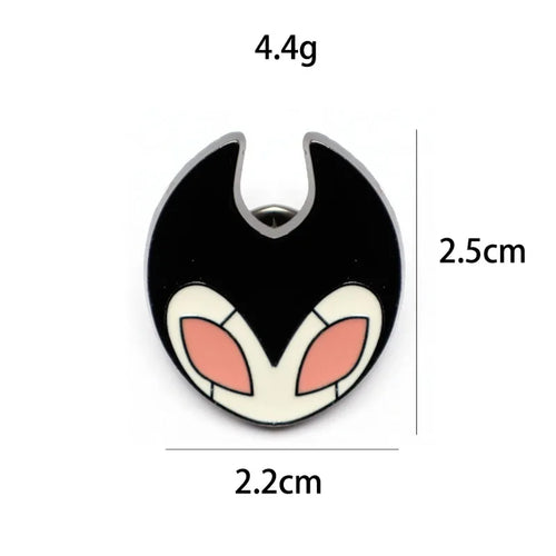 7pcs Hollow Knight Enamel Brooch Cool Character Pins Backpacks