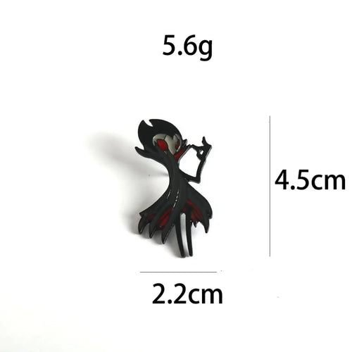 7pcs Hollow Knight Enamel Brooch Cool Character Pins Backpacks