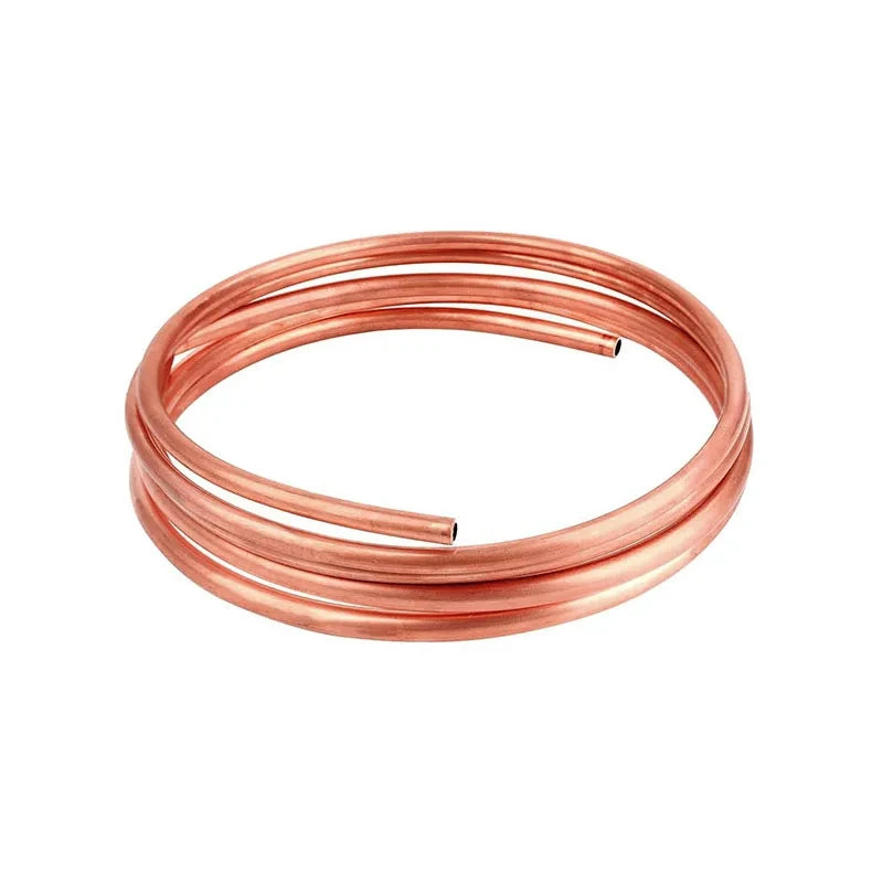 1Meter T2 Copper Soft Copper Tube Coil OD 2~12mm ID 1~10mm 99.9%Pure