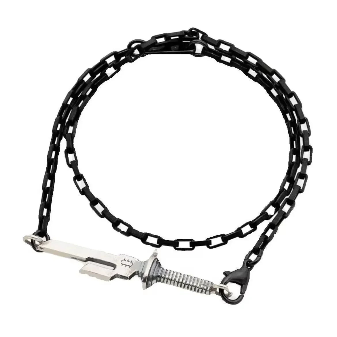 Anime Jujutsu Kaisen Fushiguro Toji Cosplay Necklace Unisex Sword