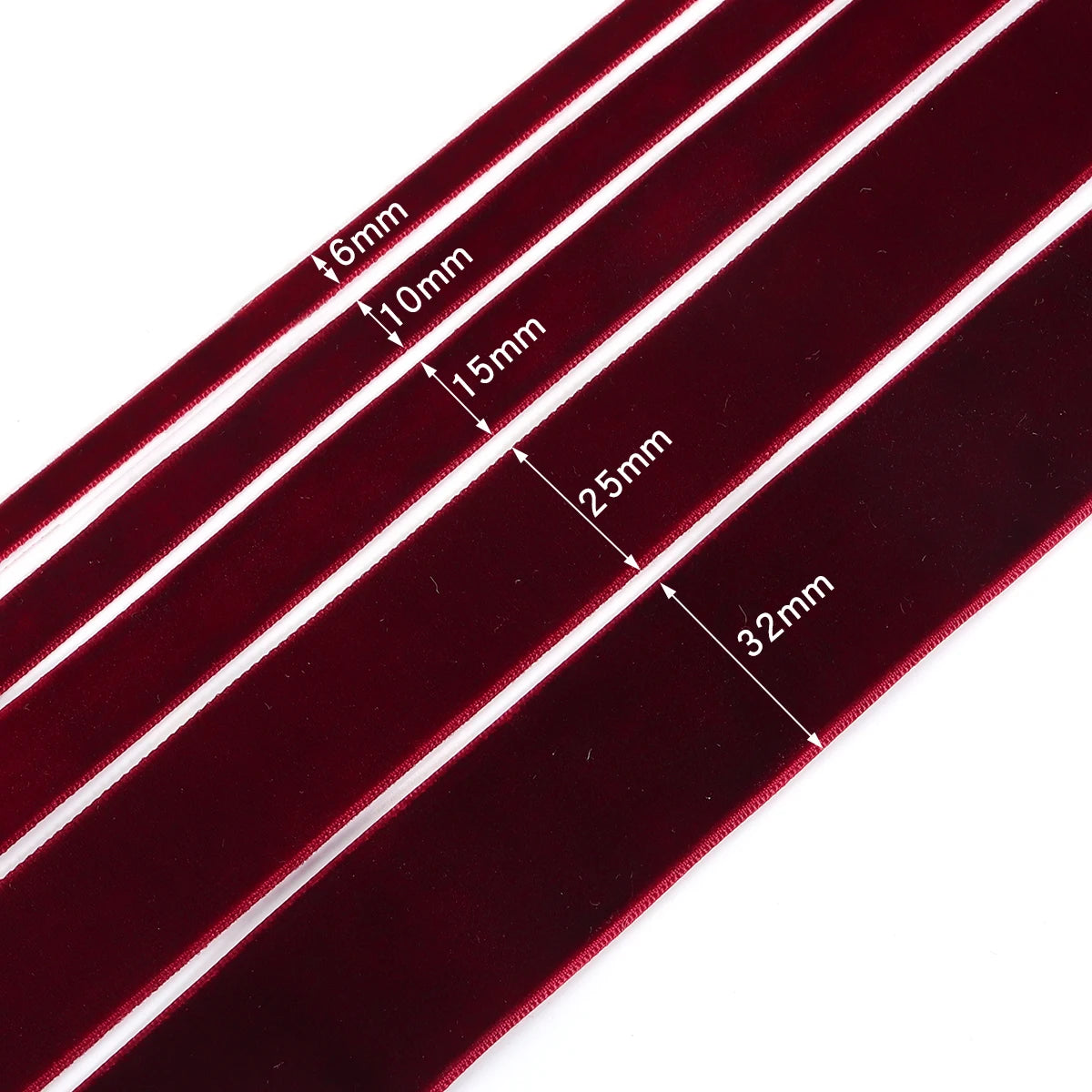 5-10yards 6/10/15/25/32/38mm Velvet Ribbon Gift Flower Packaging Bow