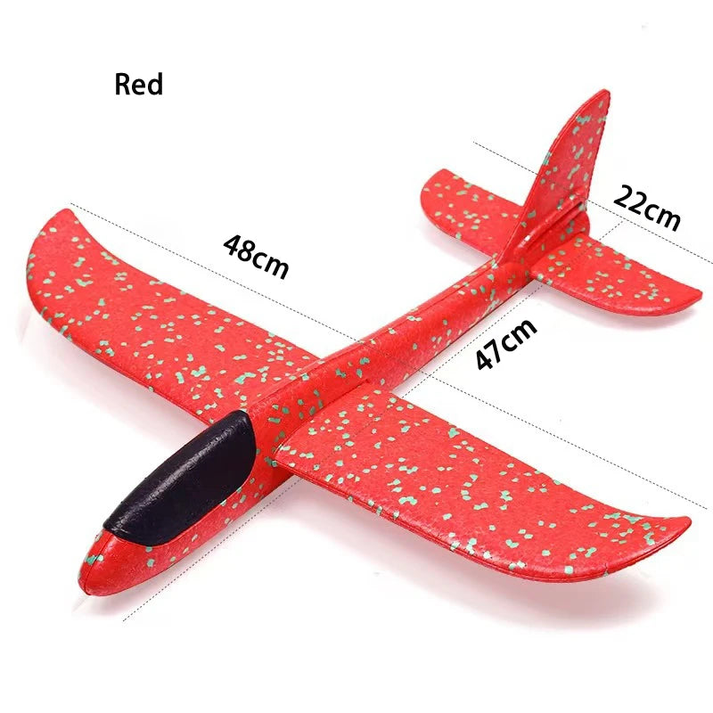 48cm Large EPP Foam Hand Throwing Aircraft Toys Gyratory Stunt