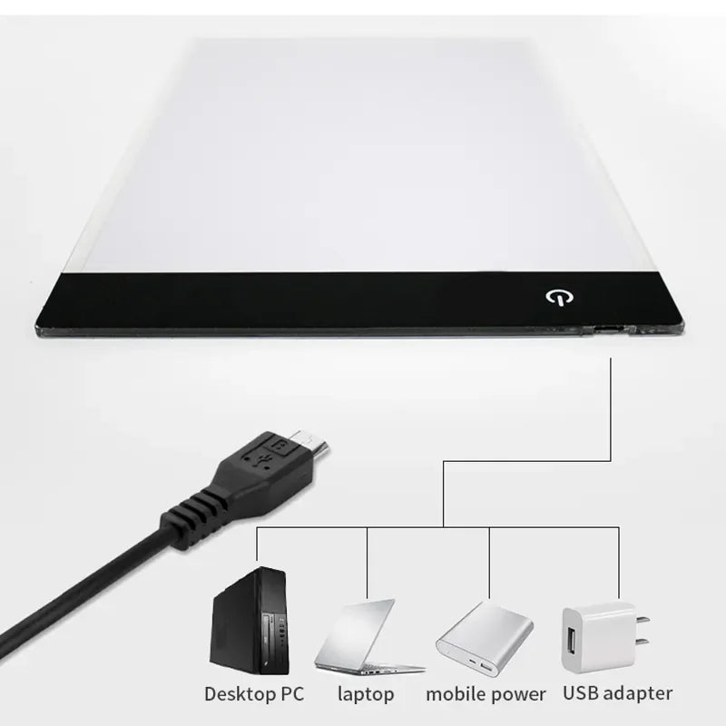 A3/A4/A5 Level Dimmable Led Drawing Copy Pad Board Children's Toy