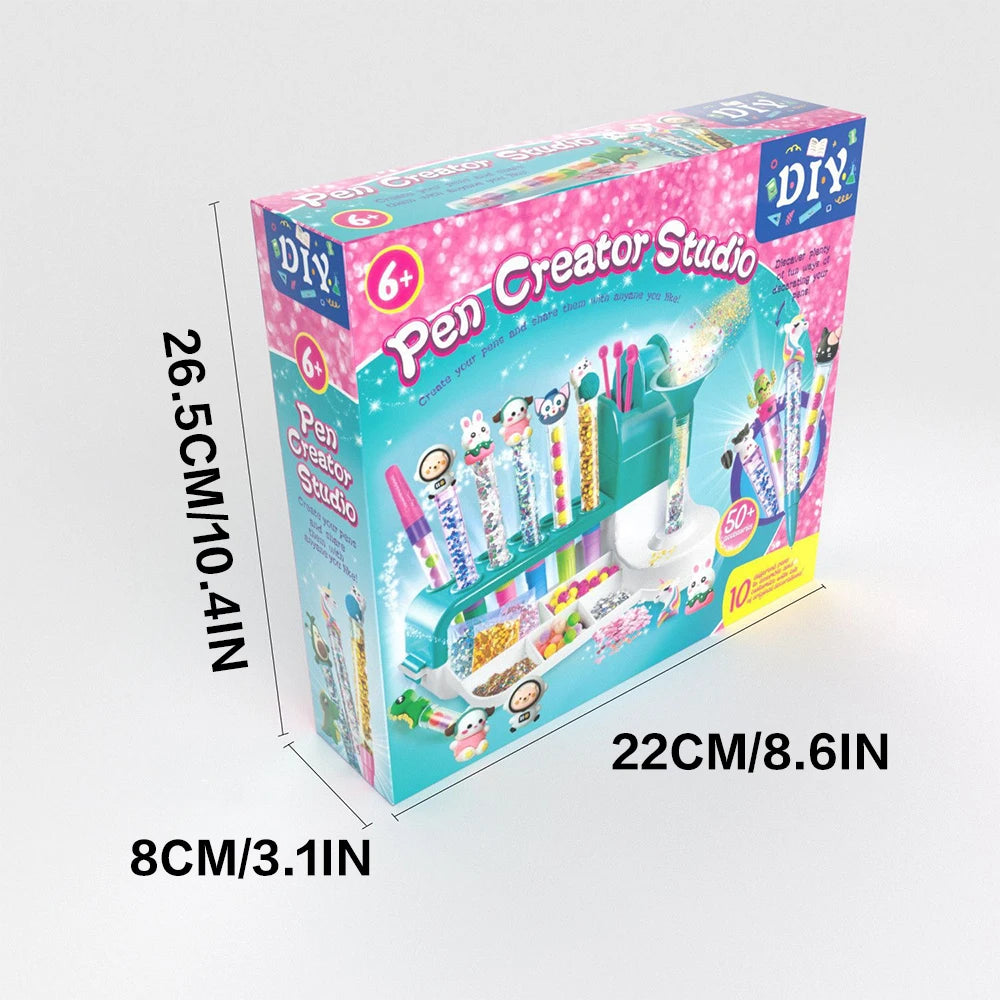 Kids DIY Pen Creator Studio Set - Educational Toy for Children to Make