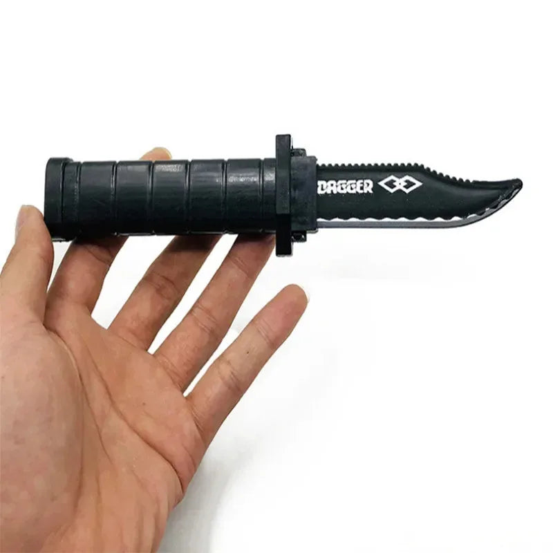 Retractable Prank Knife - Harmless Plastic Comedy Prop for Adults &