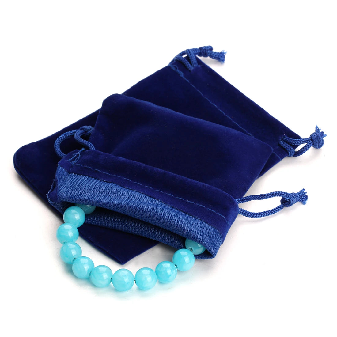 5-10pcs/lot Color Velvet Drawstring Bag Multi-size Packing Sachet for