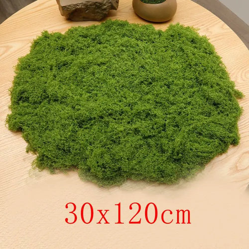 Green Fake Moss DIY Crafts Grass Artificial Moss Faux Preserved Moss