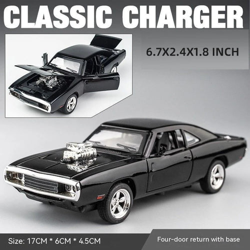 1:32 Simulation Dodge Challenger Fast & Furious 7 Alloy Car Model