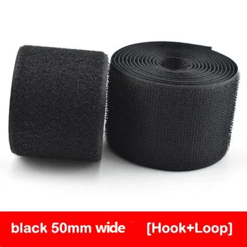 10Meter Heavy Duty Sew-on Hook and Loop Tape | Non-Adhesive Magic