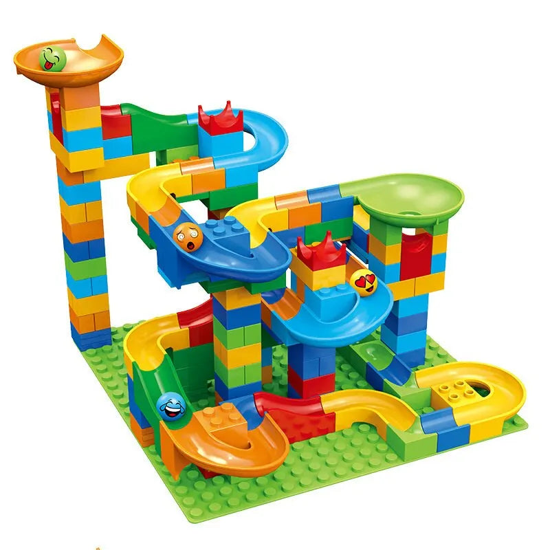Children's Slide Small Block Block Assembly Particles DIY Educational