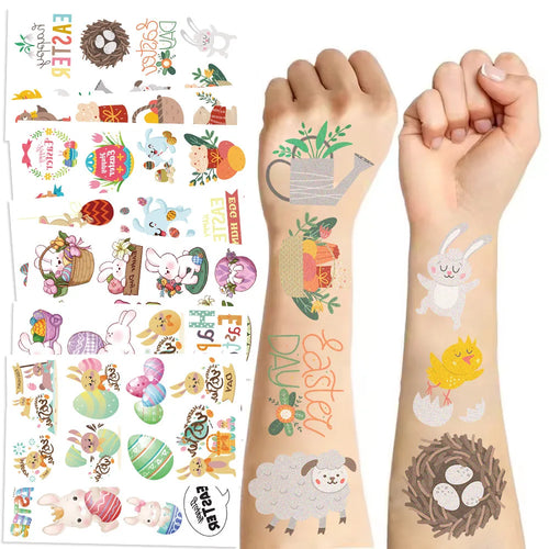 10 Sheets Dinosaurs Tattoo Sticker Temporary Fake Tattoo Arm Hands