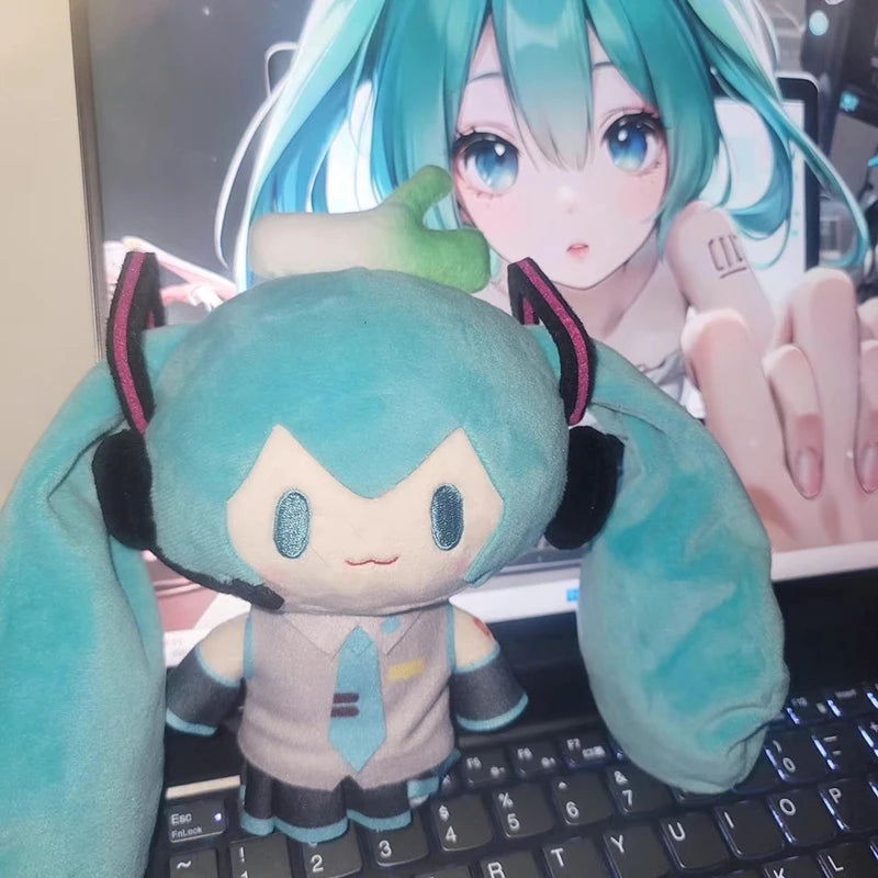 15cm Hatsune Miku Kawaii Q Version Figure Plush Doll Anime Peripheral