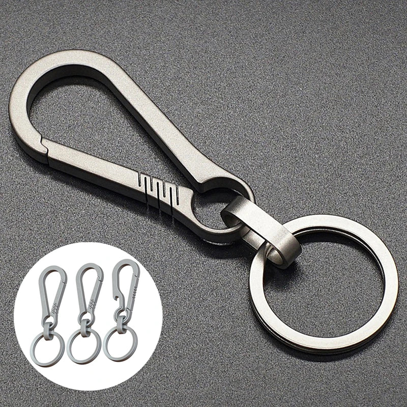 Titanium Buckles EDC Outdoor Tool Titanium Alloy Keychain Tiranium