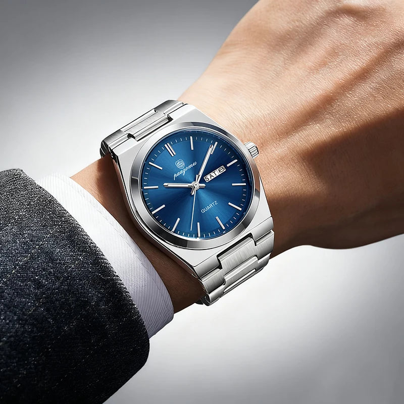 PAAZOMU Luxury Quartz Man Wristwatch Sport Men Watches Waterproof