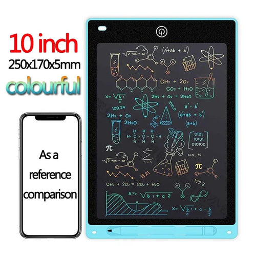 10/12/inch LCD Writing Tablet Drawing Board Kids Graffiti Sketchpad