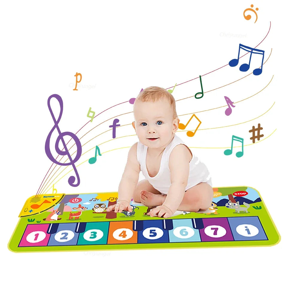 Piano Mat for Kids Kids Toddlers Floor Keyboard Dance Mat Baby Fitness