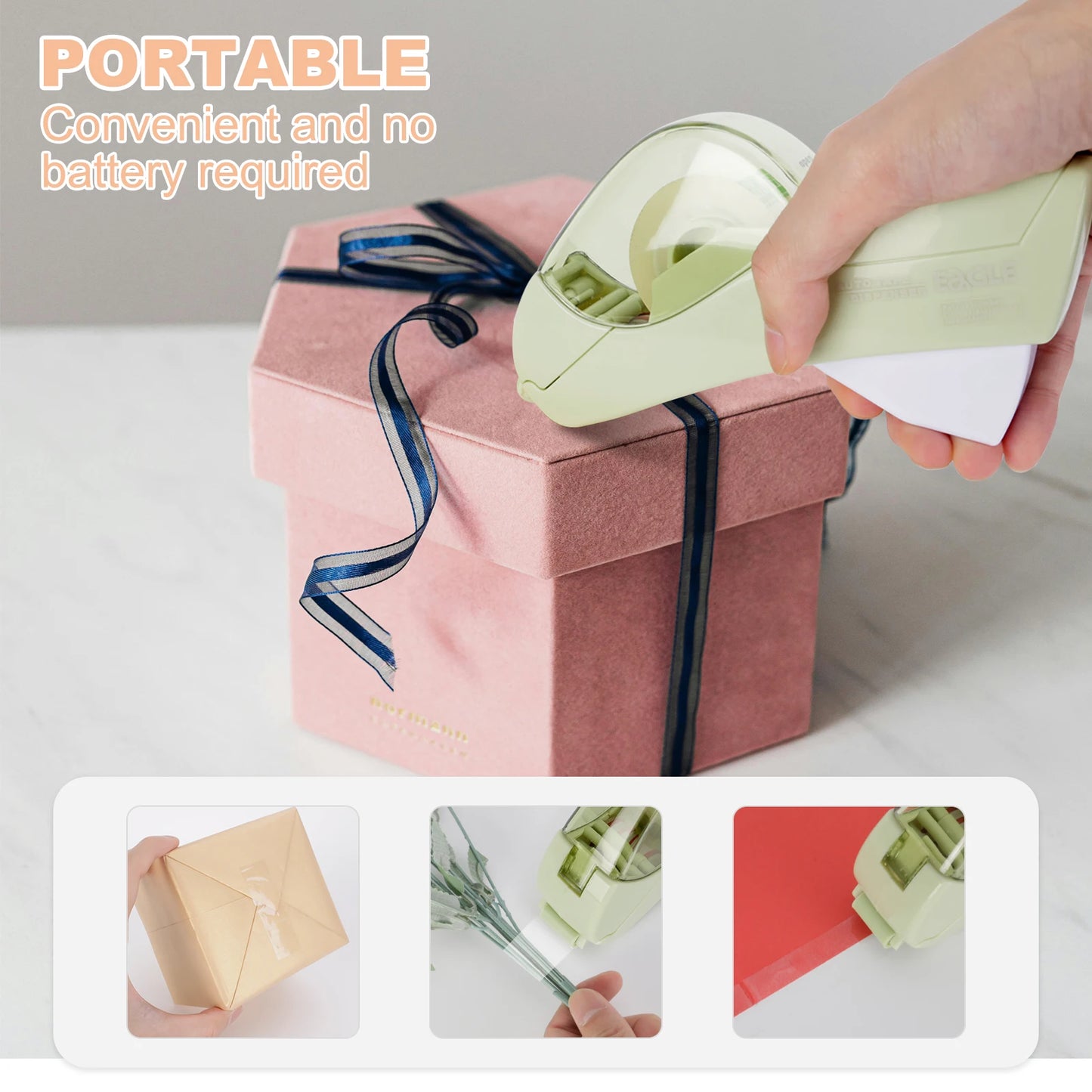 Eagle Automatic Tape Dispenser，With Two Rolls Of Tape，No Battery