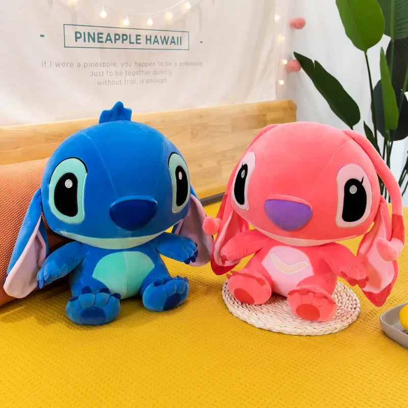 20-60cm Giant Size Lilo & Stitch Couple Models Cartoon Stuffed Plush