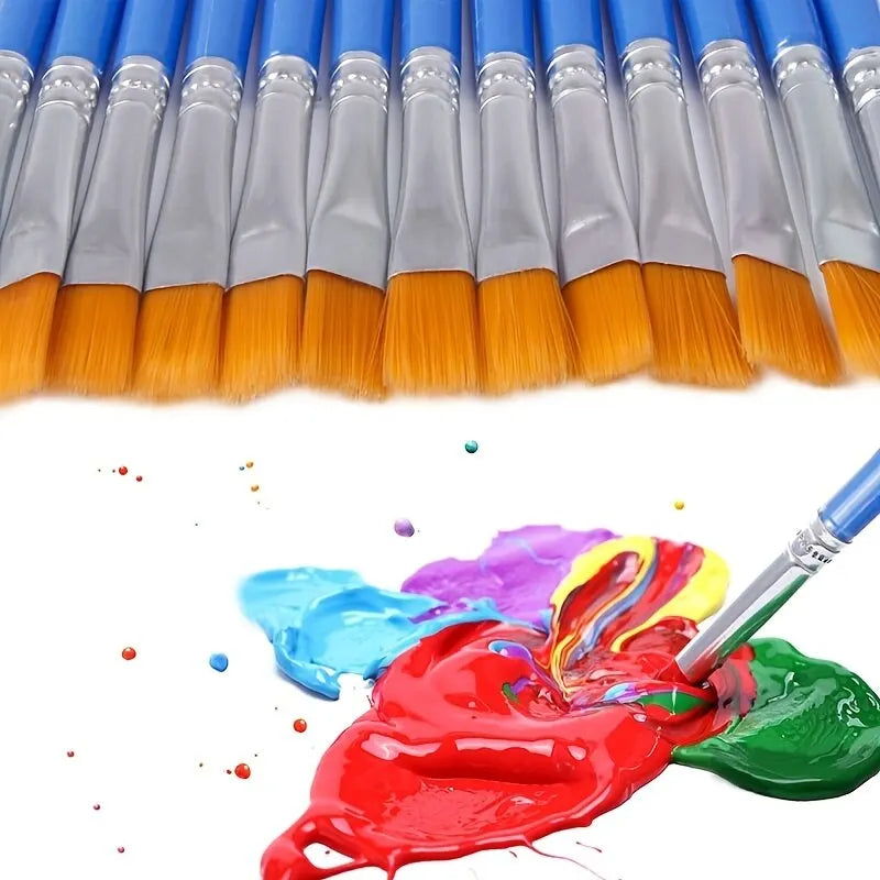 10/20/30pcs Painting Brushes For Painting Handcraft Arts And Craft For