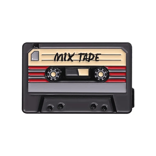 Tape Radio Metal Badge Clothing Music Matching Fashion Clothes Lapel