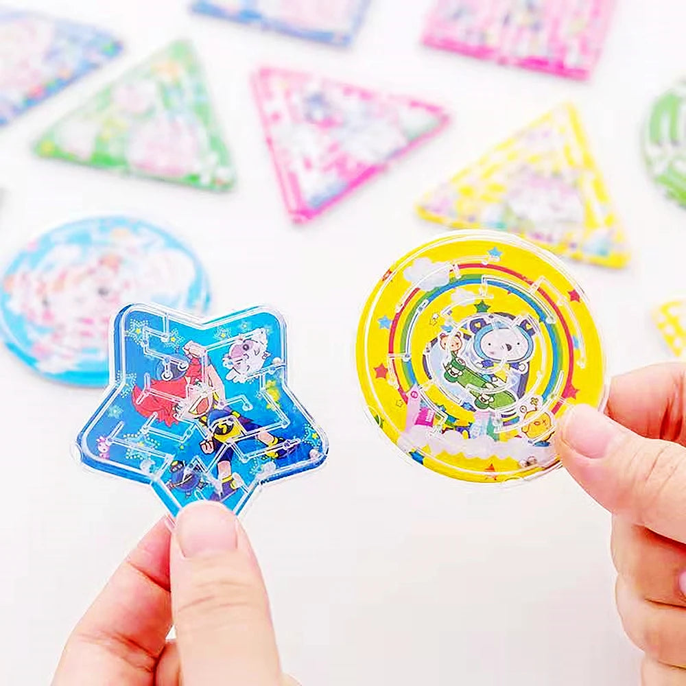 15Pcs Kids Party Small Gift Track Maze Toys Birthday Souvenirs,