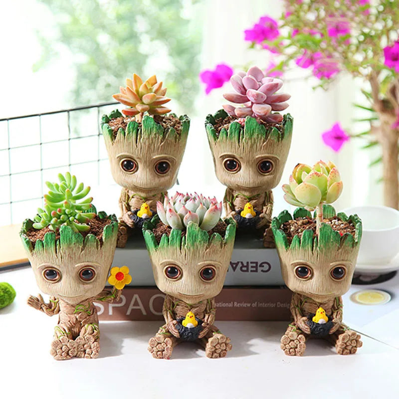 Fashion Handicrafts Anime Action Groot Character Multifunction Plants